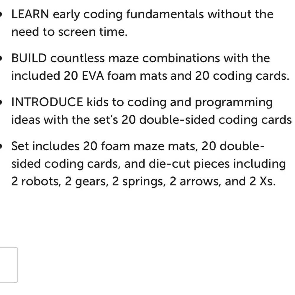 New! Learning Resources Let's Go Code! Activity Set, 50 Pieces, Ages 5+